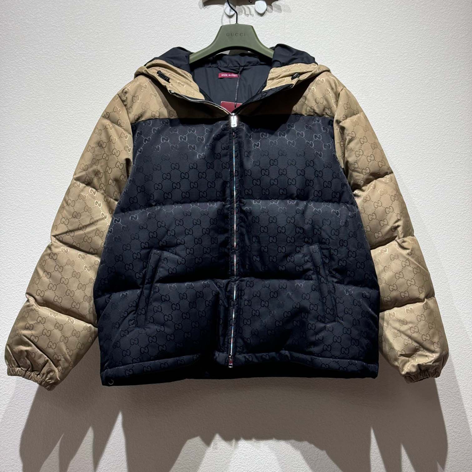 Gucci GG Canvas Puffer Jacket - DesignerGu