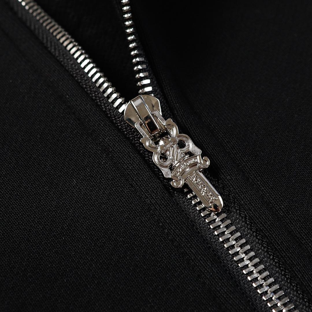 Chrome Hearts Cotton Zip-up Hoodie - DesignerGu