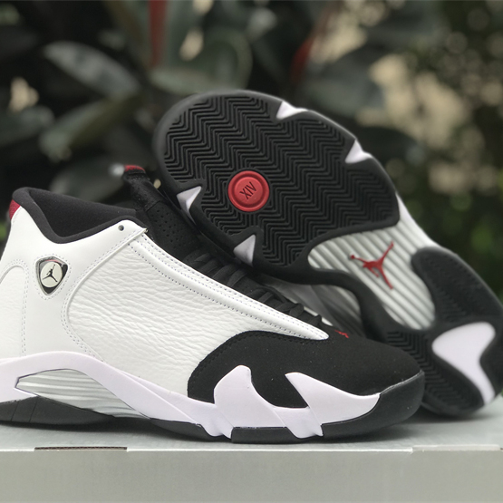 Air Jordan 14 "Black Toe" Sneakers      487471-160  - DesignerGu