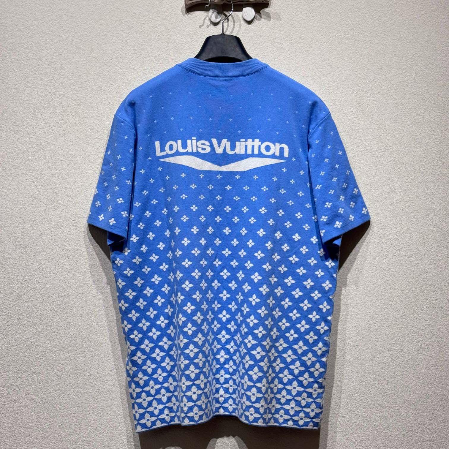 Louis Vuitton Knitted Cotton T-Shirt  1AGJUM - DesignerGu