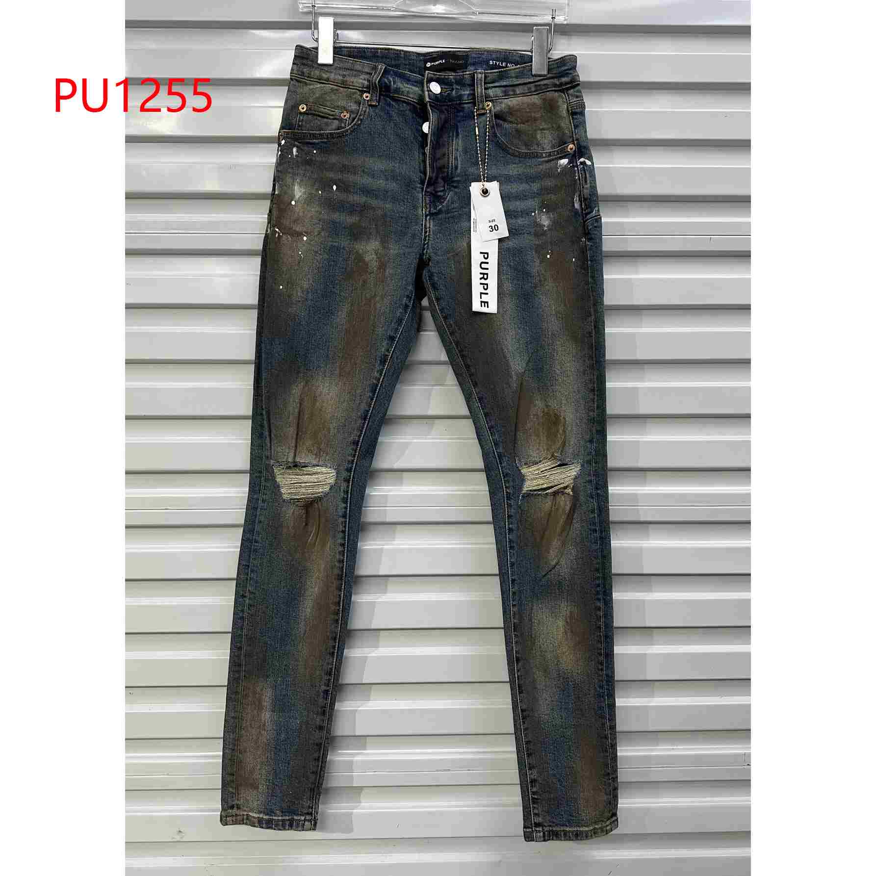 Purple-Brand Jeans   PU1255 - DesignerGu