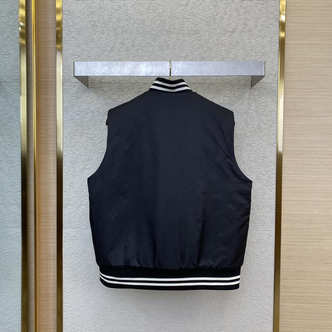 Prada Black Re-Nylon Vest - DesignerGu