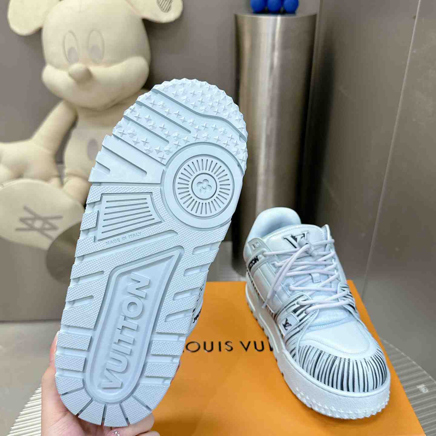 Louis Vuitton LV x Park Seo-Bo LV Trainer Maxi Sneaker   1AD9VE - DesignerGu