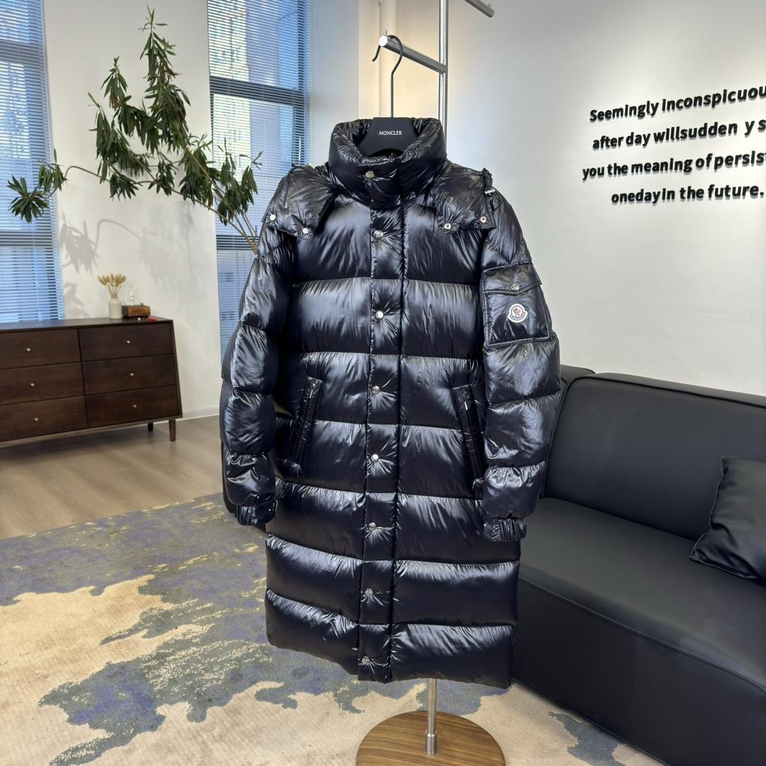 Moncler Maya Hanovcrtan Long Down Jacket - DesignerGu