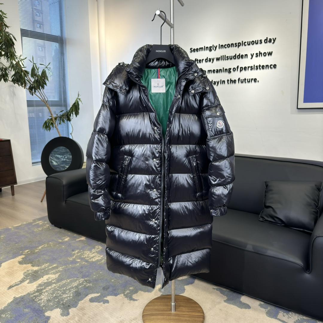 Moncler Maya Hanovcrtan Long Down Jacket - DesignerGu