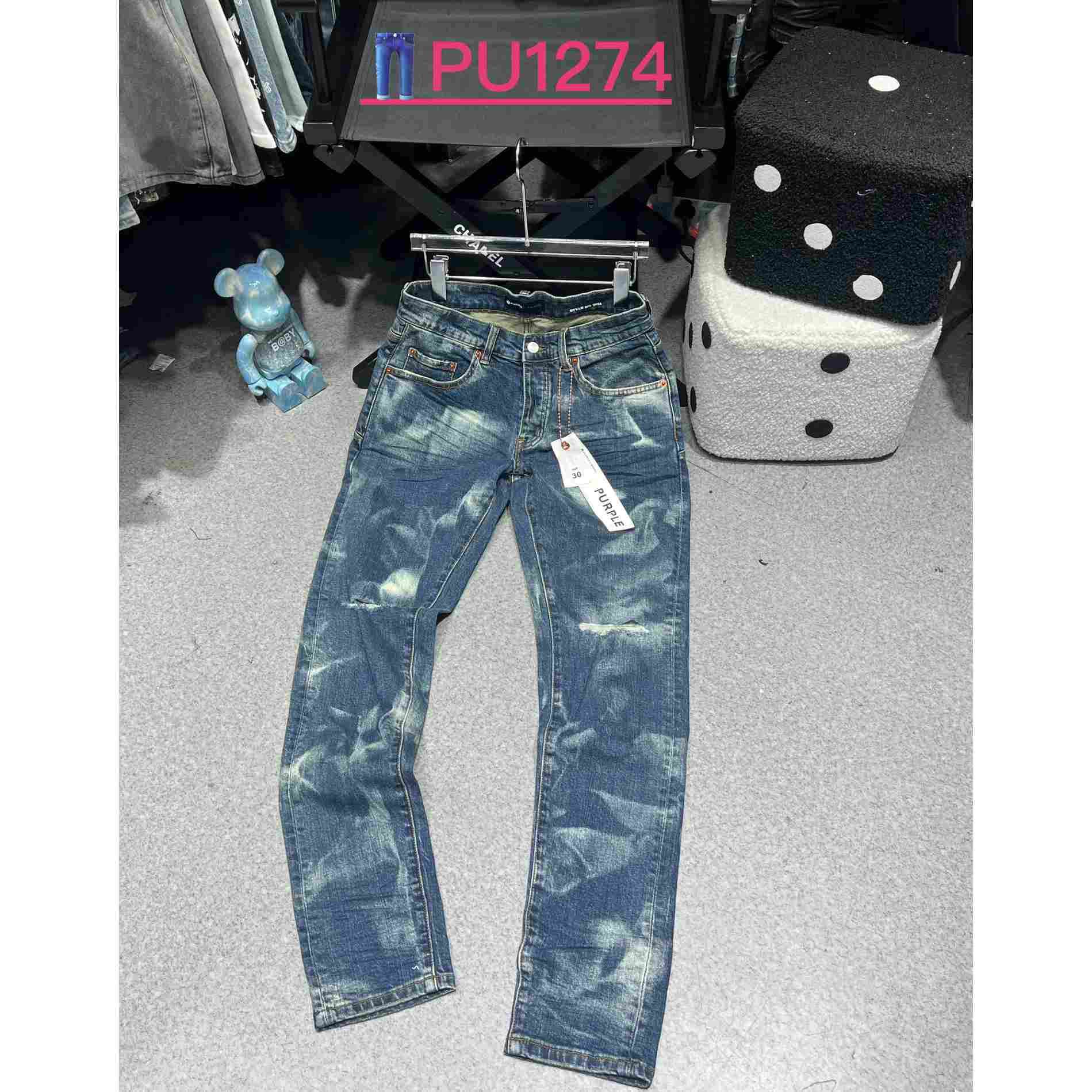 Purple-Brand Jeans   PU1274 - DesignerGu