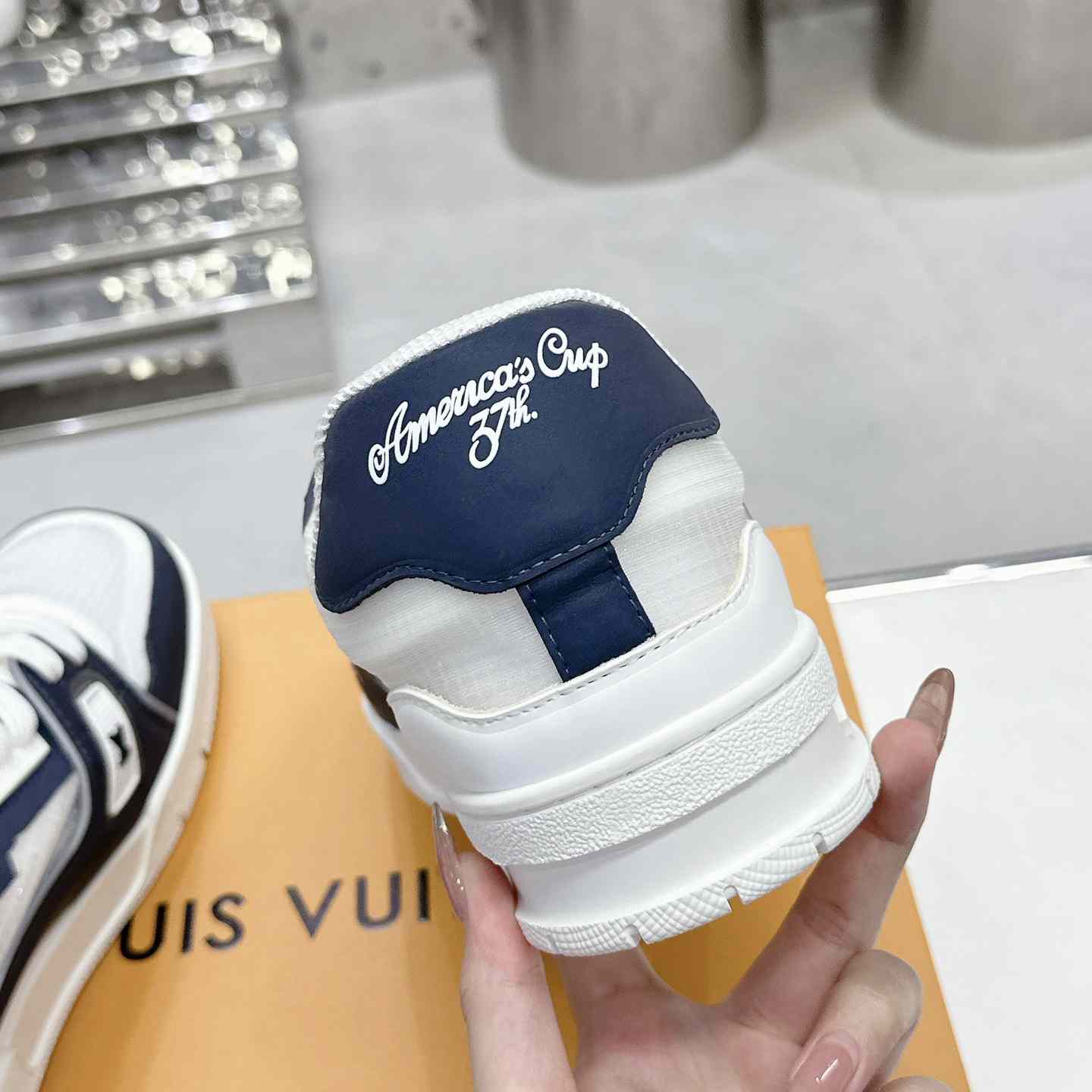 Louis Vuitton LV Trainer Sneaker   1AD6TJ - DesignerGu