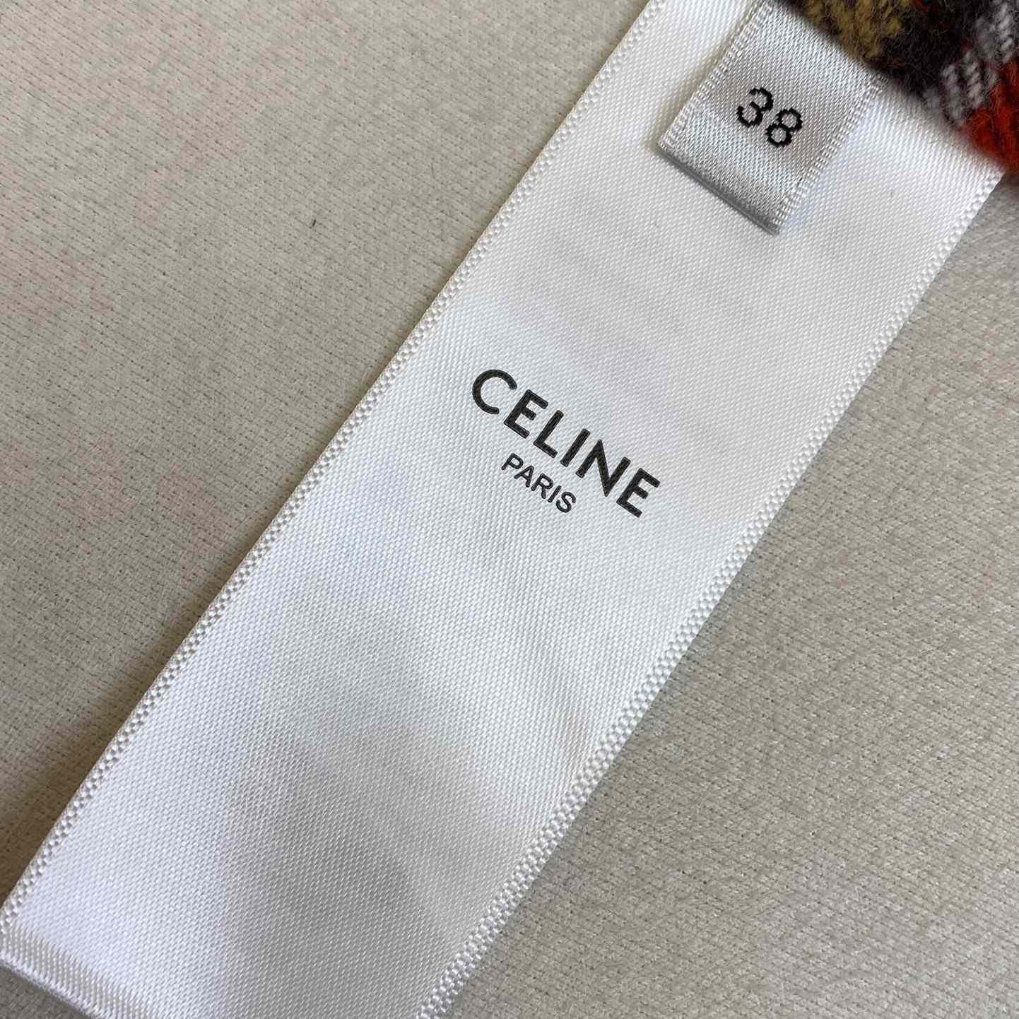 Celine Loose Shirt In Checked Cotton - DesignerGu