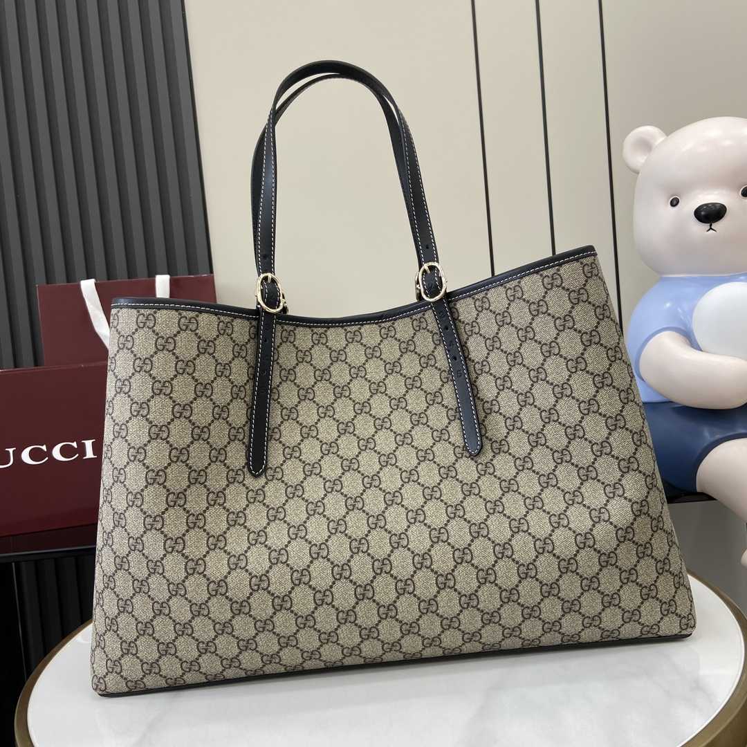 Gucci GG Emblem Large Tote Bag - DesignerGu