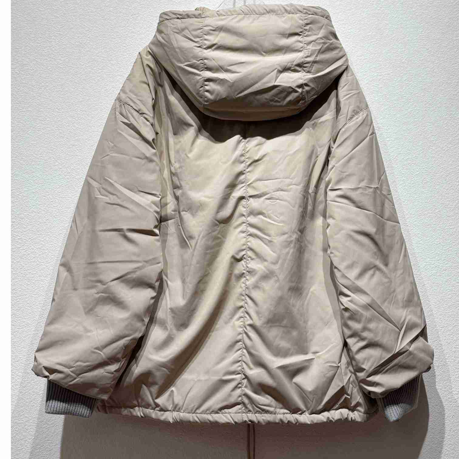 Miu Miu Drawstring Hooded Down Jacket - DesignerGu