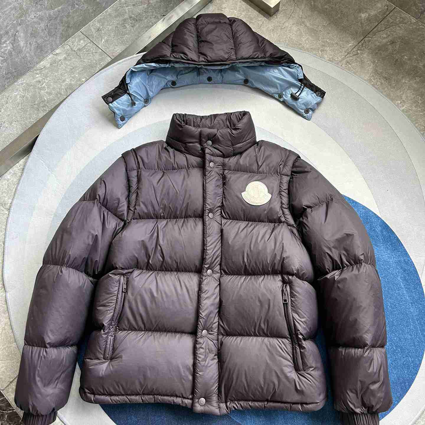 Moncler Cyclone 2-IN-1 Short Down Jacket - DesignerGu