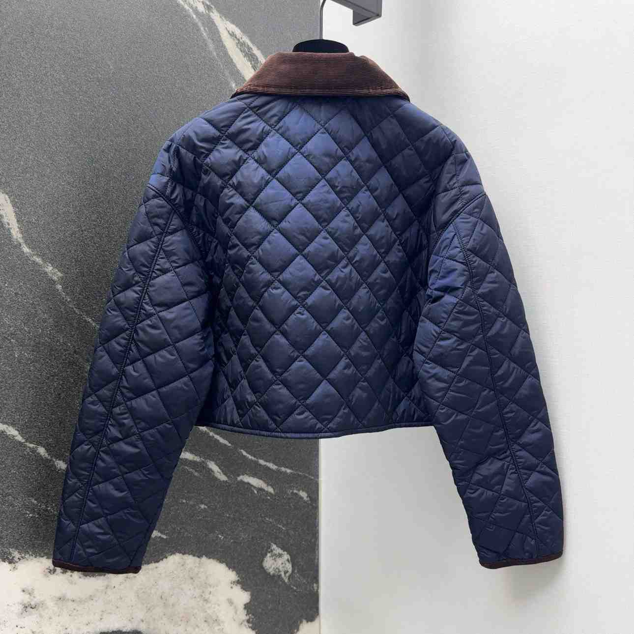 Prada Triangle-logo Quilted Jacket - DesignerGu