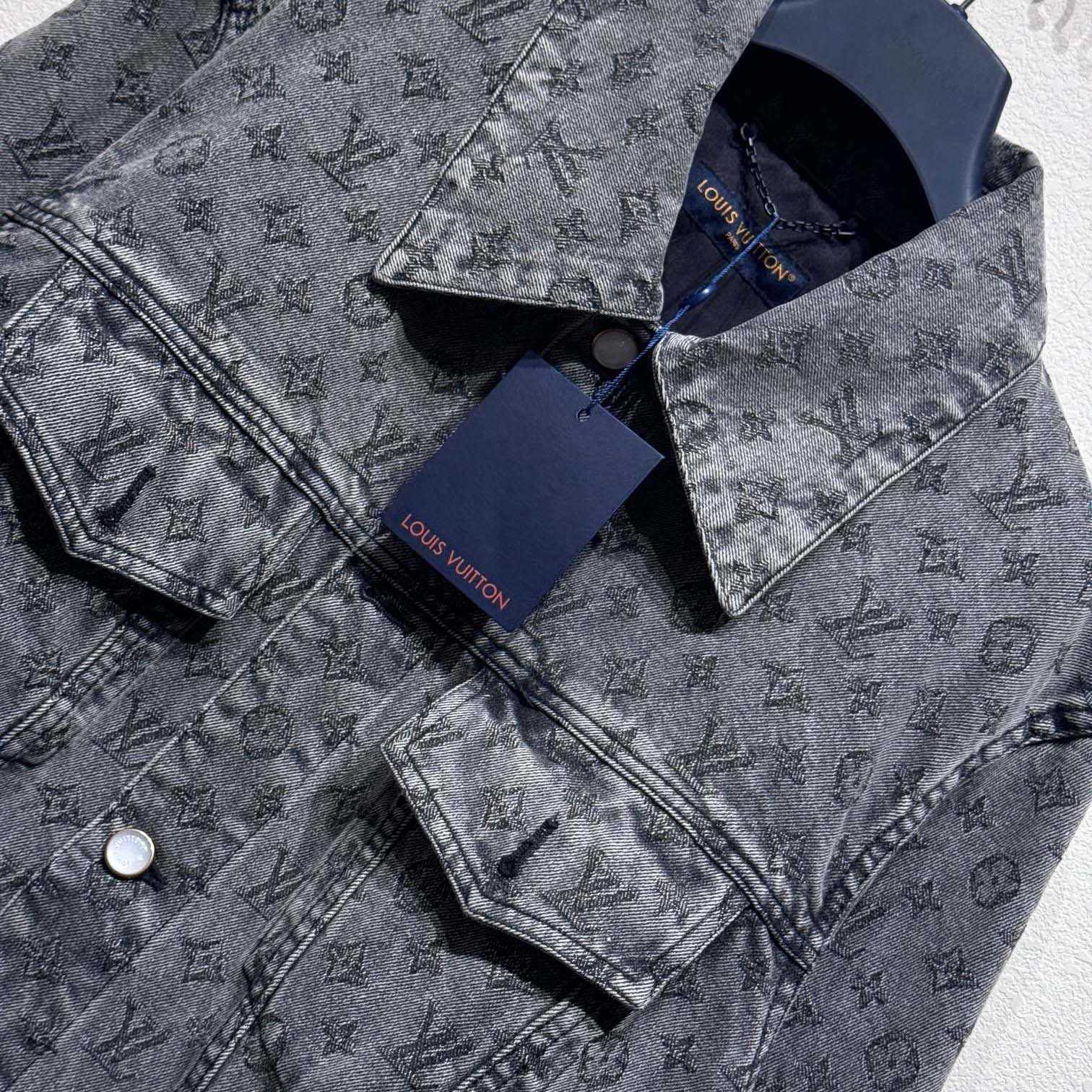 Louis Vuitton Monogram Jacquard Denim Jacket - DesignerGu