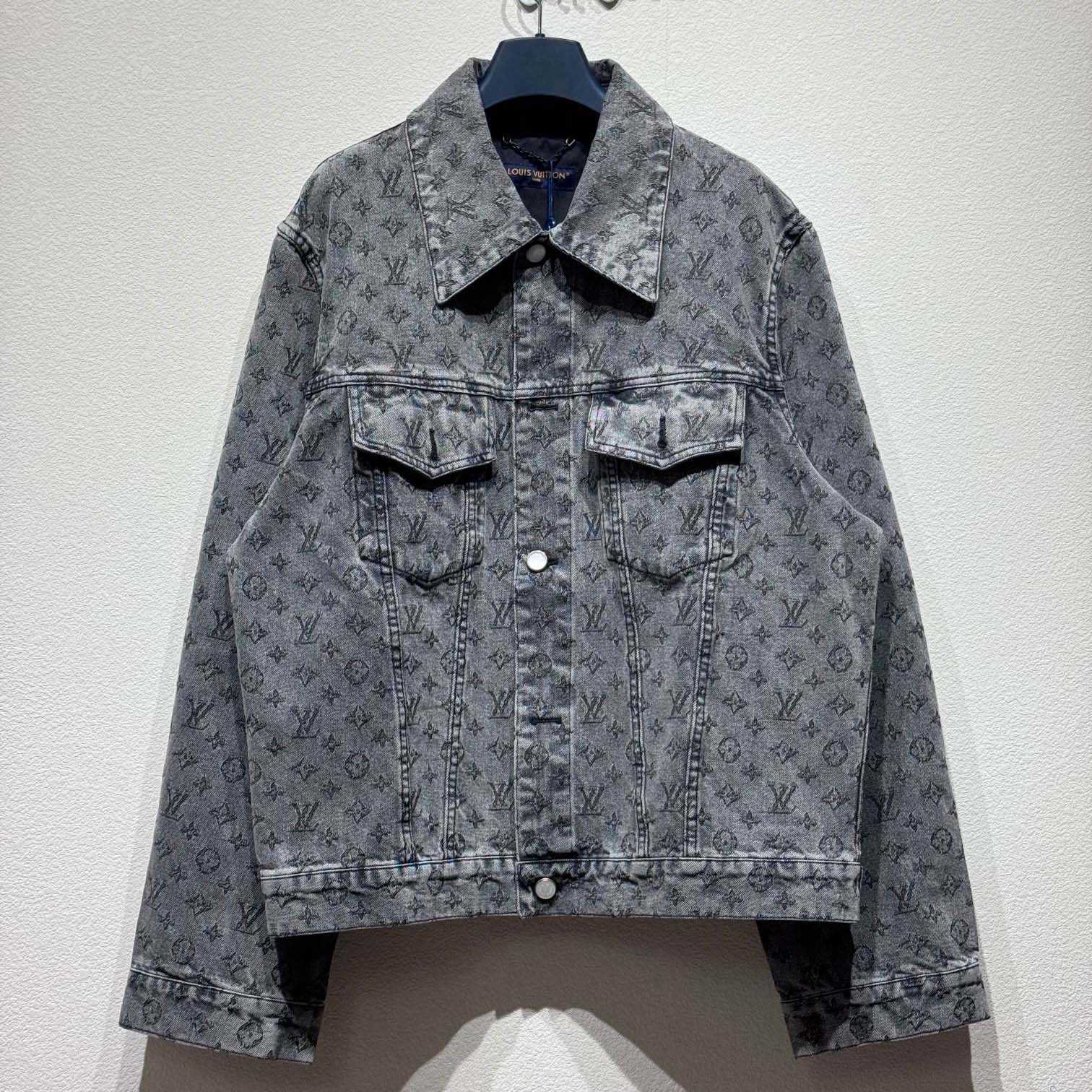 Louis Vuitton Monogram Jacquard Denim Jacket - DesignerGu