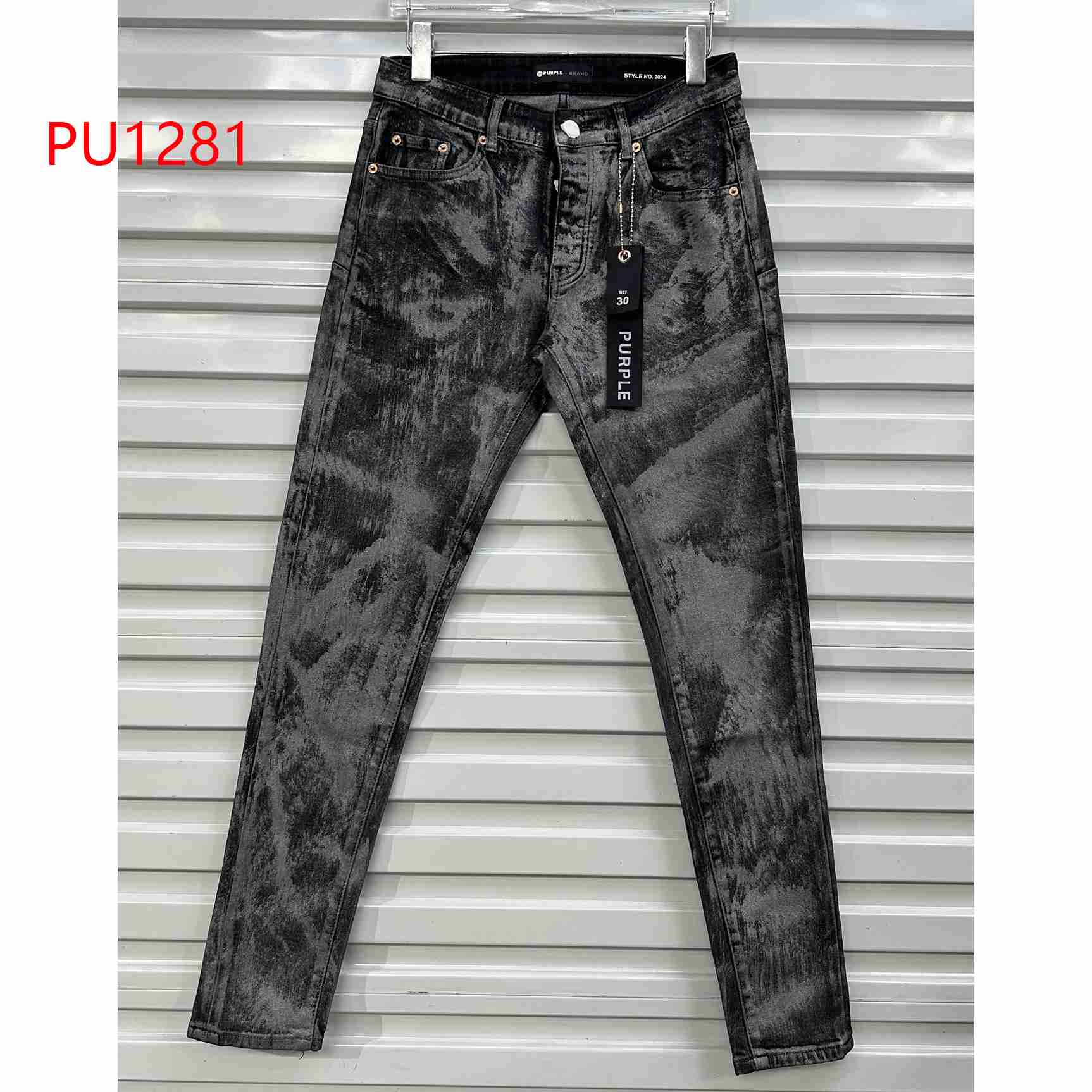 Purple-Brand Jeans   PU1281 - DesignerGu