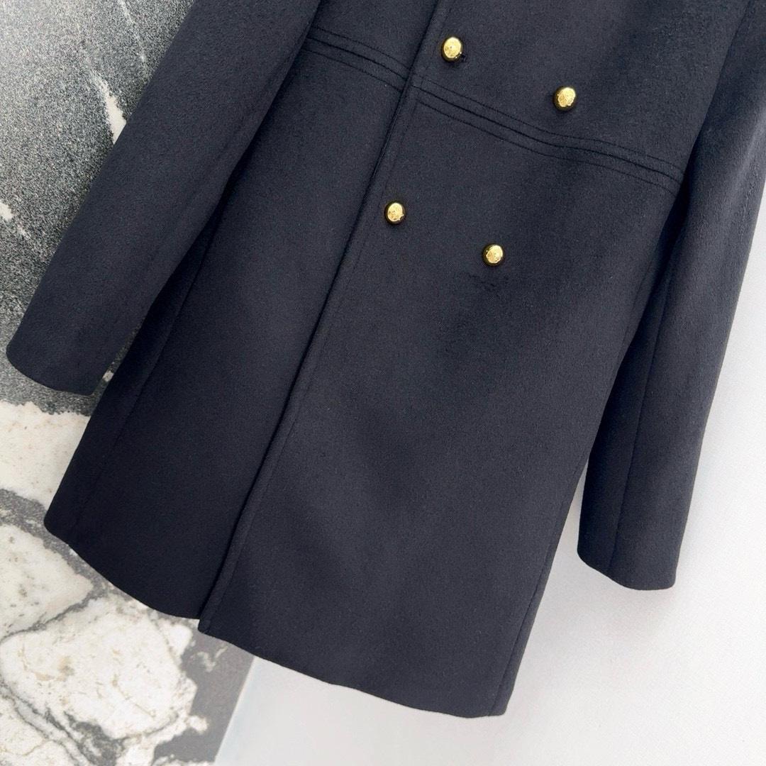 Celine Victorine Coat In Double Faced Cashmere - DesignerGu