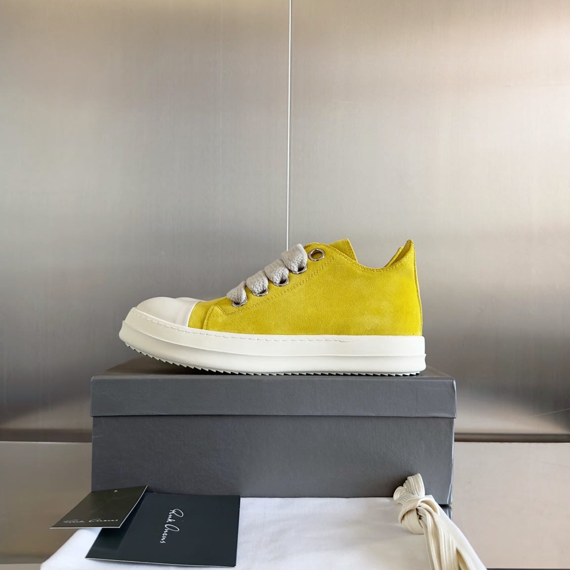 Rick Owens Laces Low-top  Sneakers - DesignerGu