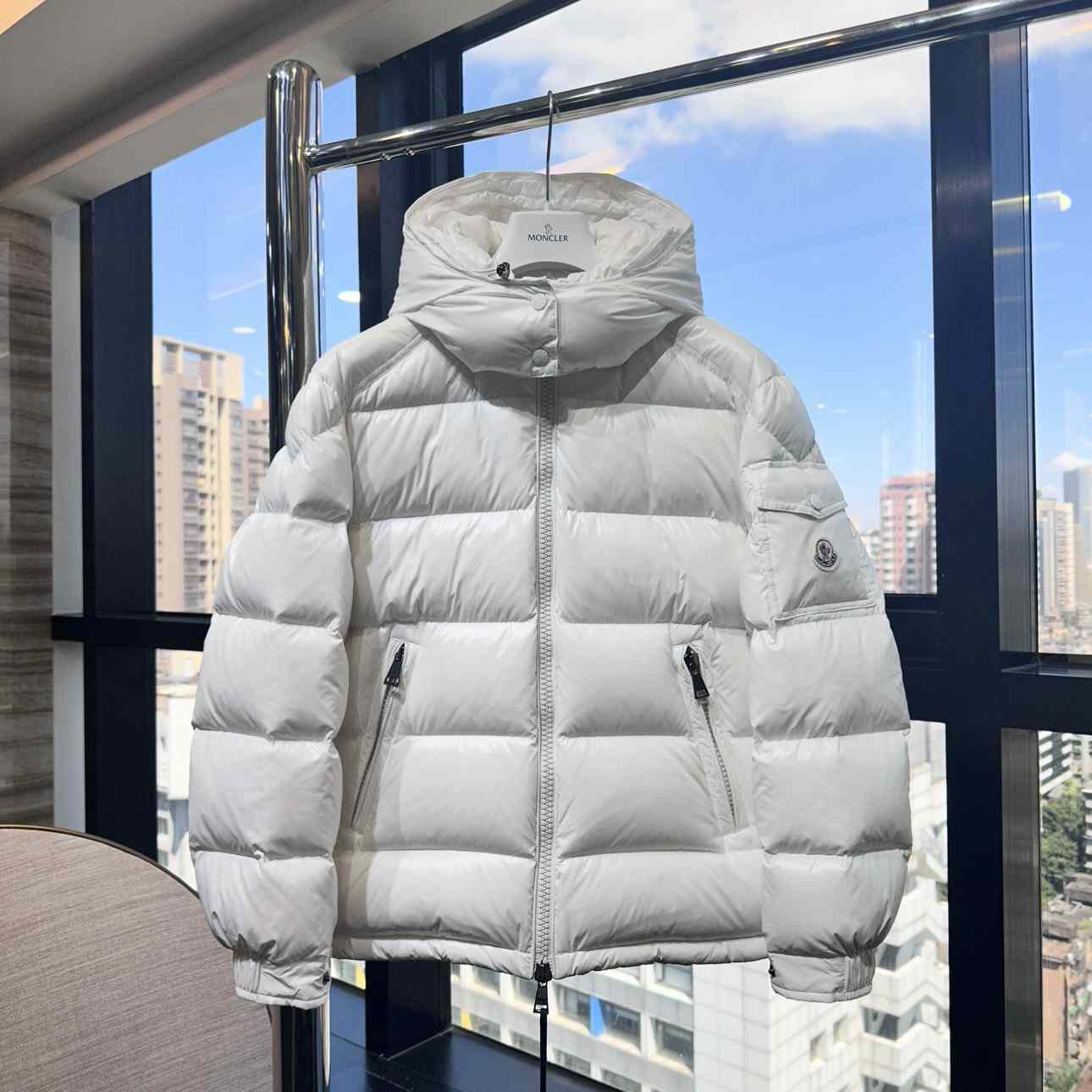 Moncler Maire Hooded Short Down Jacket - DesignerGu