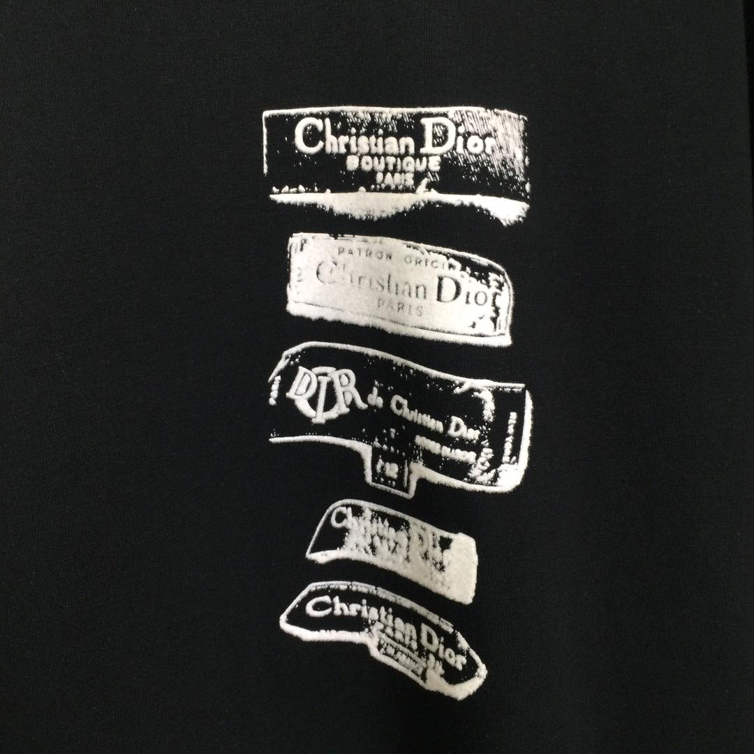 Dior Archives Labels T-Shirt, Relaxed Fit   - DesignerGu