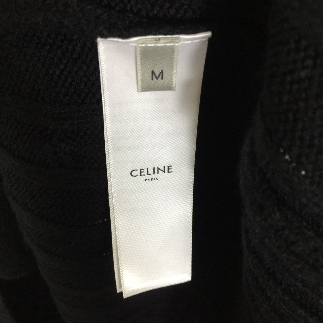 Celine Triomphe Cardigan In Cable-knit Cashmere - DesignerGu