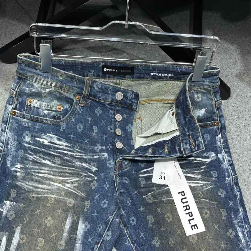 Purple-Brand Jeans   PU1254 - DesignerGu