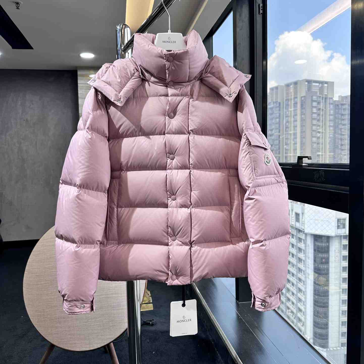 Moncler Maya 70 Hooded Short Down Jacket - DesignerGu