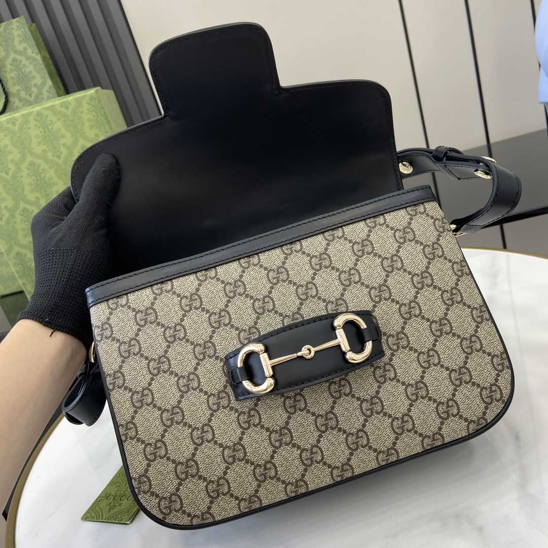 Gucci Horsebit 1955 Soft Small Shoulder Bag - DesignerGu