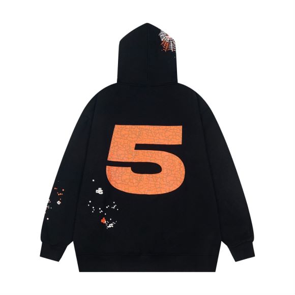 Sp5der Nocturnal Highway Cotton Hoodie - DesignerGu