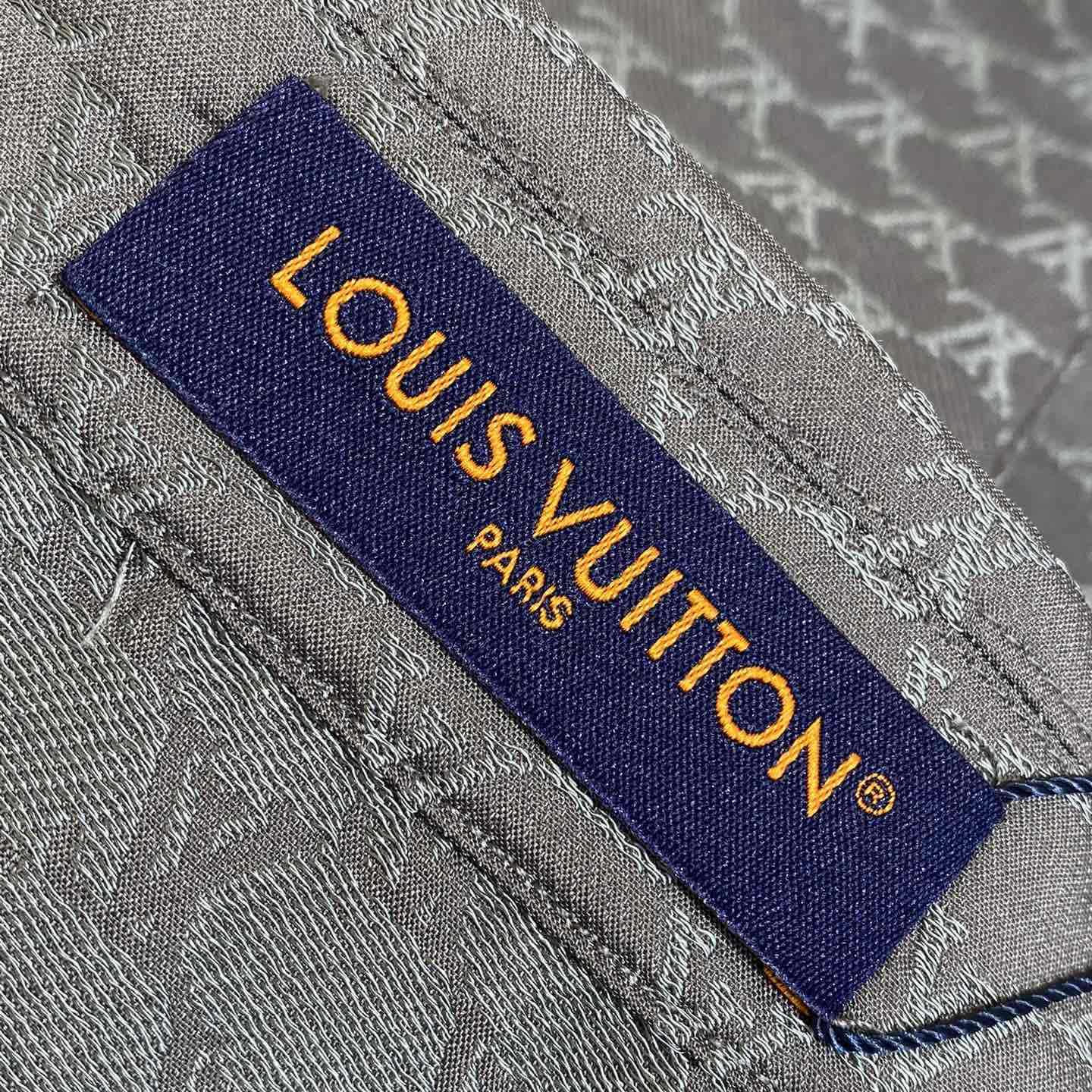 Louis Vuitton Short-Sleeved Jacquard Silk-Blend Shirt    - DesignerGu