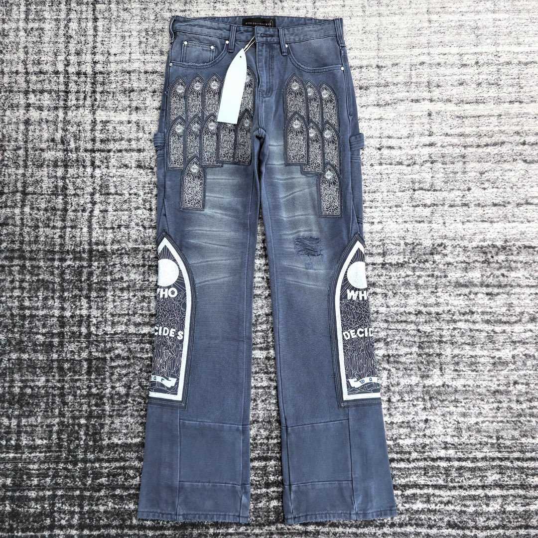 Who Decides War Techno Denim Jeans   HM689 - DesignerGu