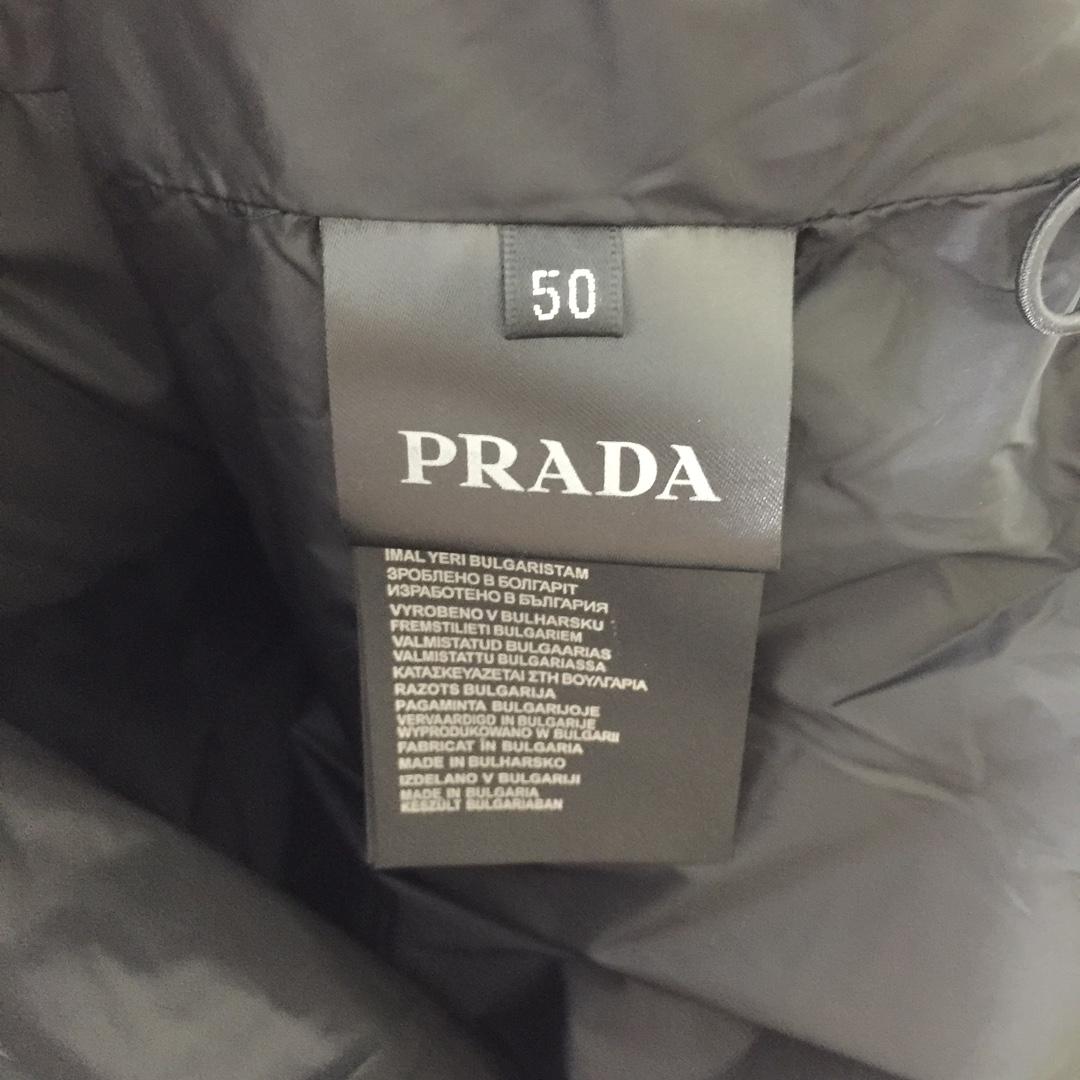 Prada Black Hooded Puffer Jacket - DesignerGu