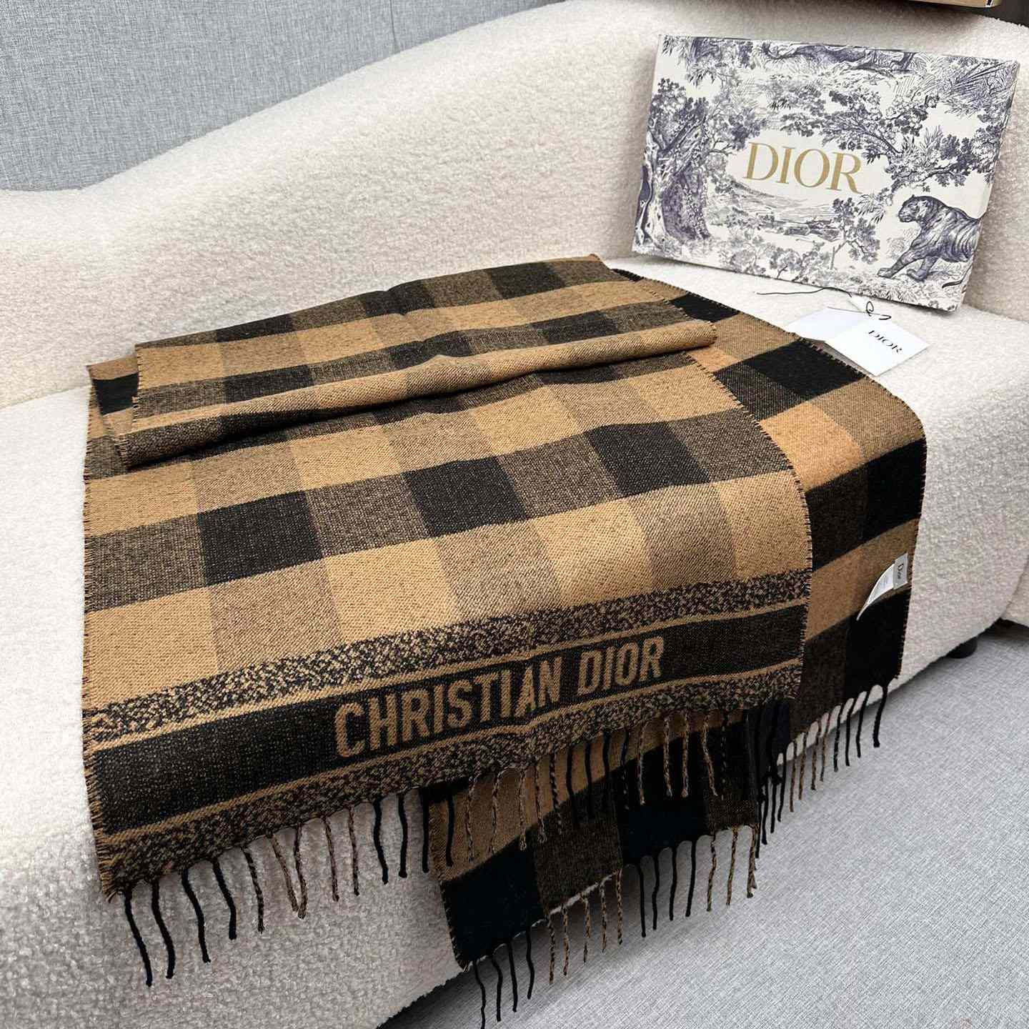 Dior Check'N'Dior Scarf - DesignerGu