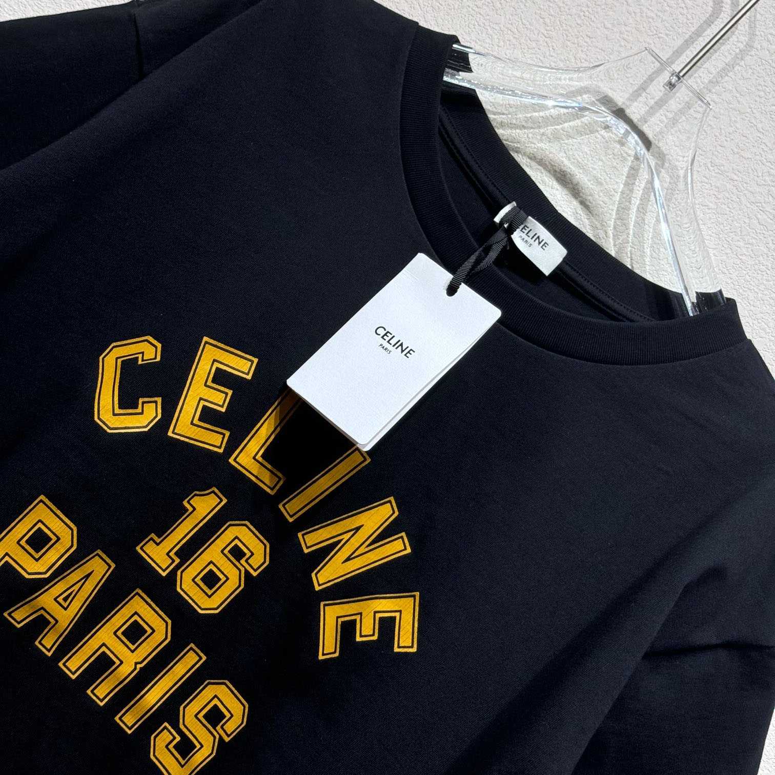 Celine Loose Celine 16 t-shirt In Cotton Jersey - DesignerGu