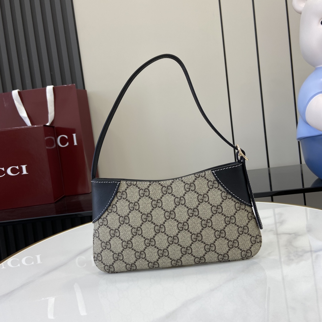 Gucci GG Emblem Super Mini Shoulder Bag - DesignerGu