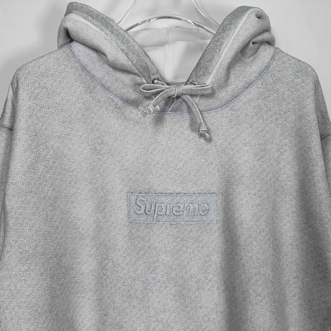 Supreme x MM6 Maison Margiela Foil Box Logo Hoodie - DesignerGu