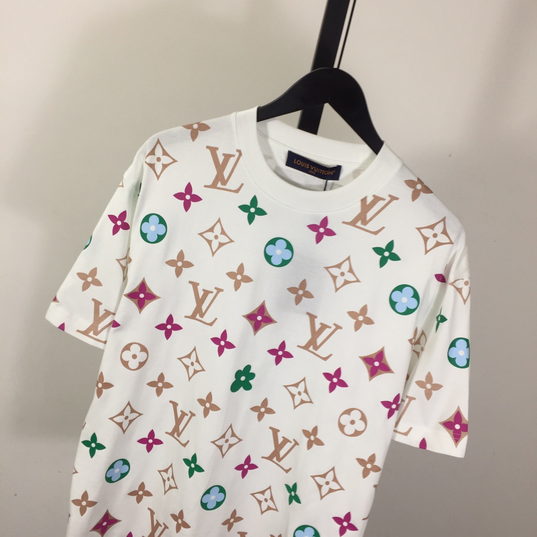 Louis Vuitton Logo T-Shirt - DesignerGu