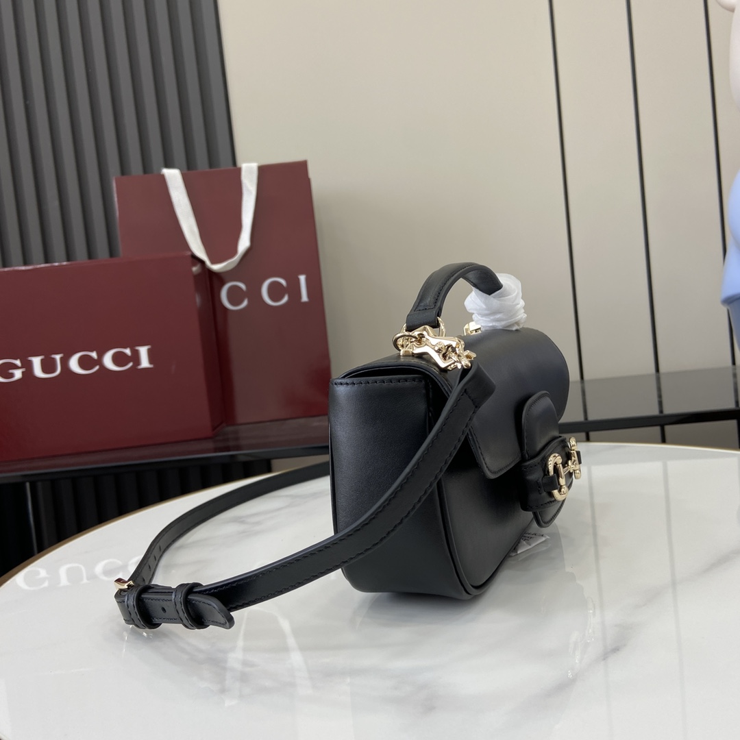 Gucci Horsebit 1955 Soft Small Top Handle Bag  - DesignerGu