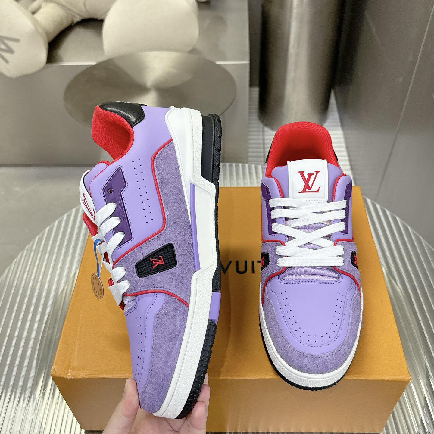 Louis Vuitton LV Trainer Sneaker   - DesignerGu