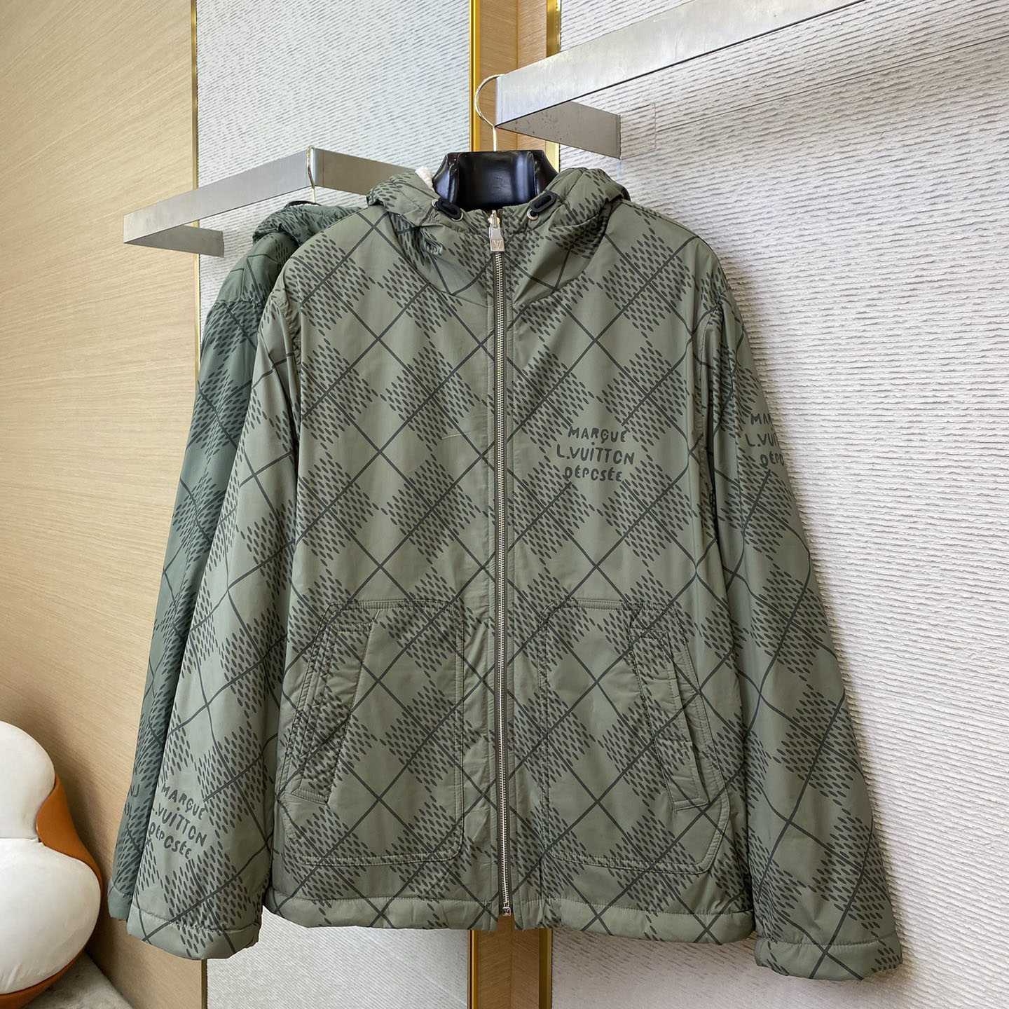 Louis Vuitton Reversible Nylon And Fleece Windbreaker - DesignerGu