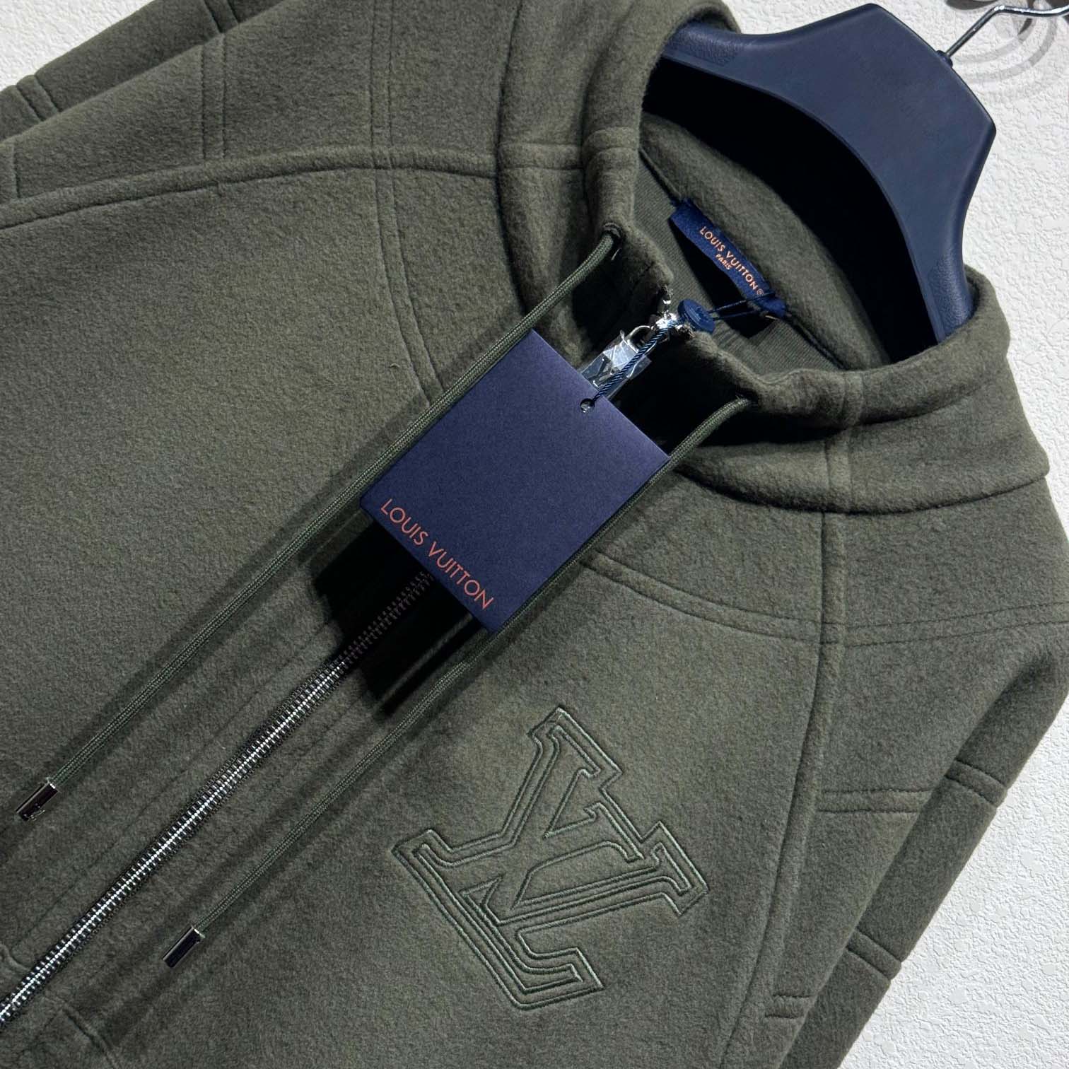 Louis Vuitton Quilted Textured Wool Blouson  1AGJXN - DesignerGu