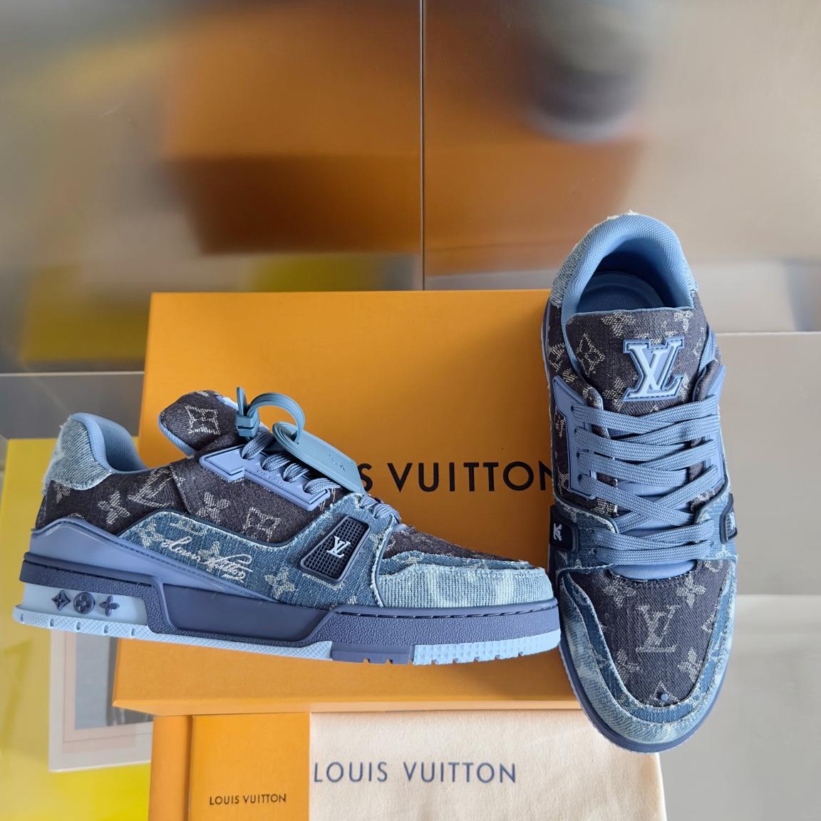 Louis Vuitton LV Trainer Sneaker    - DesignerGu