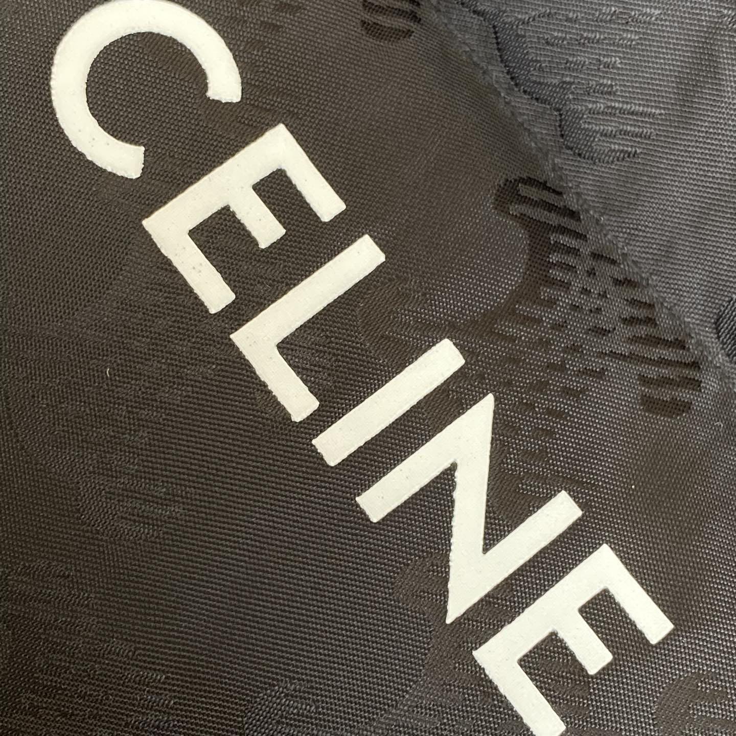 Celine Down Jacket In Triomphe Nylon Jacquard  - DesignerGu