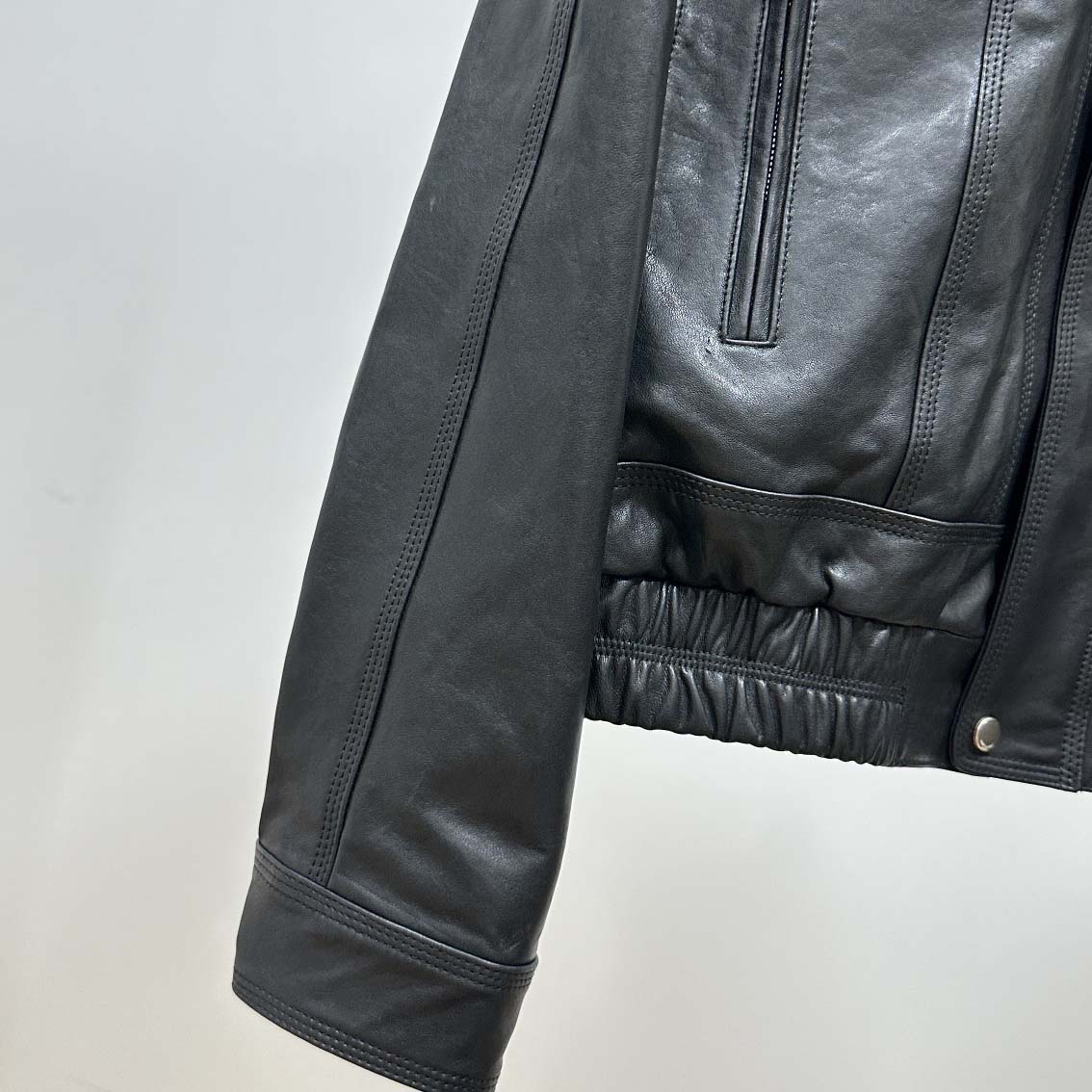 Saint Laurent Leather Jacket - DesignerGu