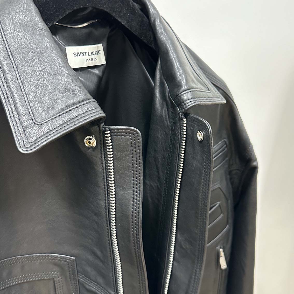 Saint Laurent Leather Jacket - DesignerGu