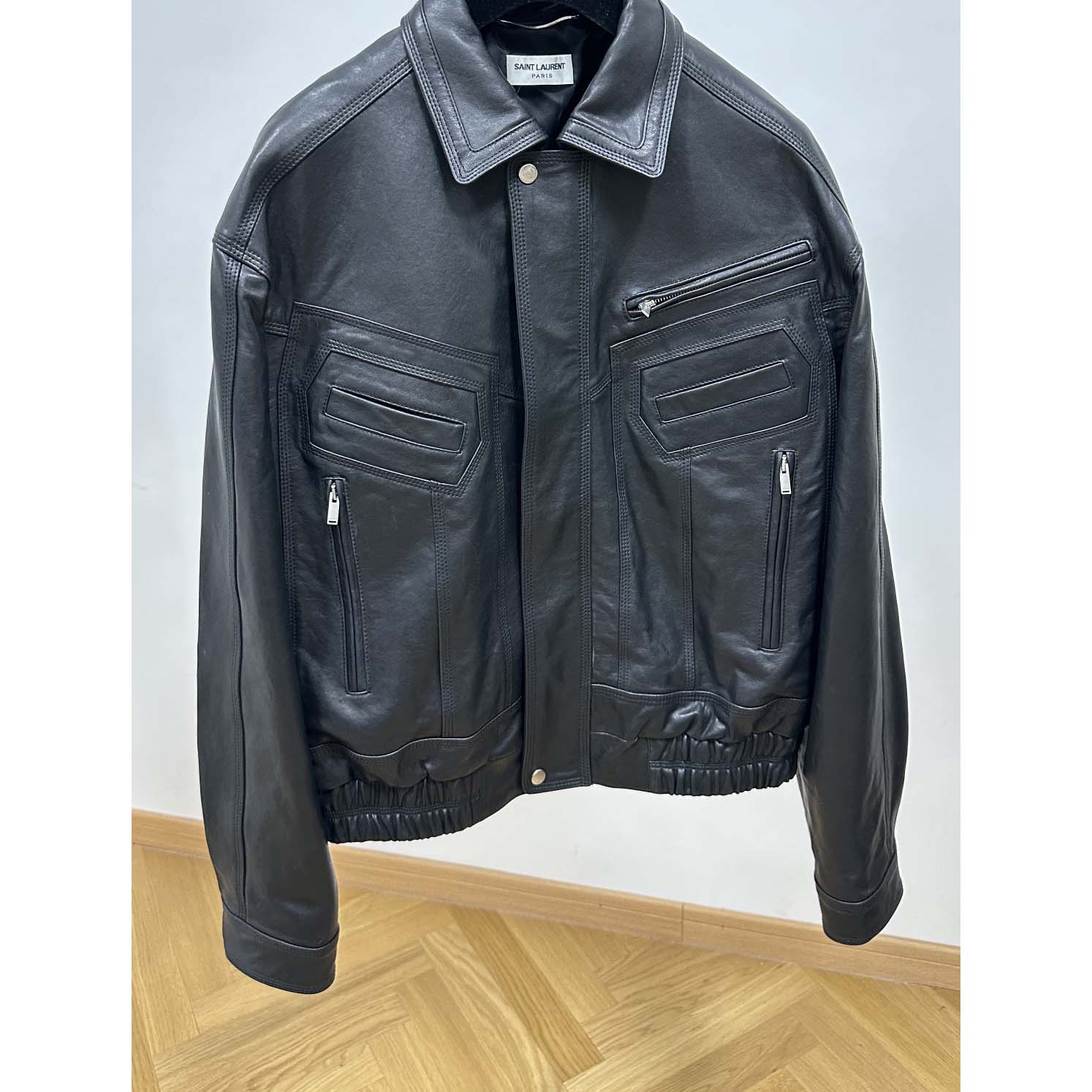 Saint Laurent Leather Jacket - DesignerGu