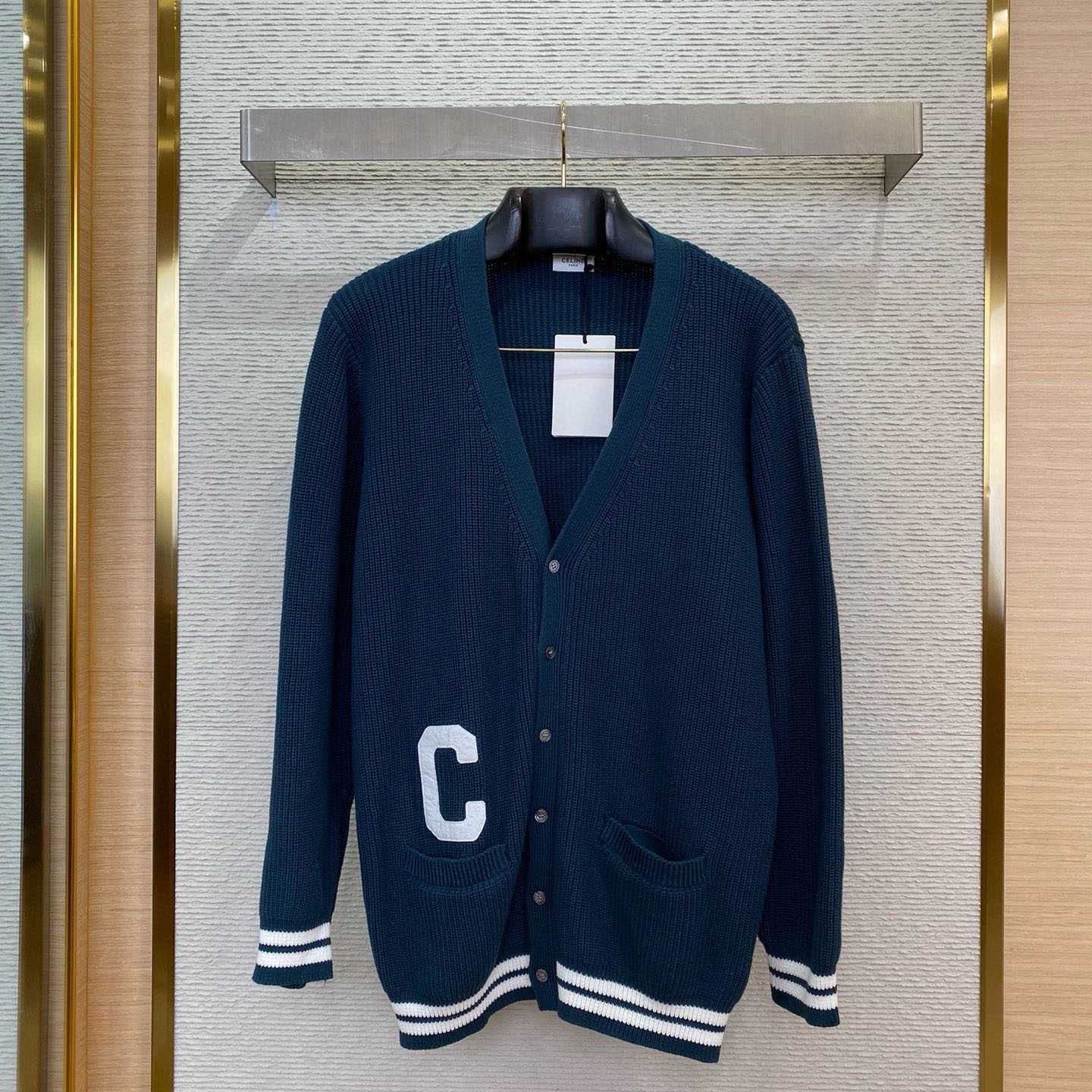 Celine College Cardigan - DesignerGu