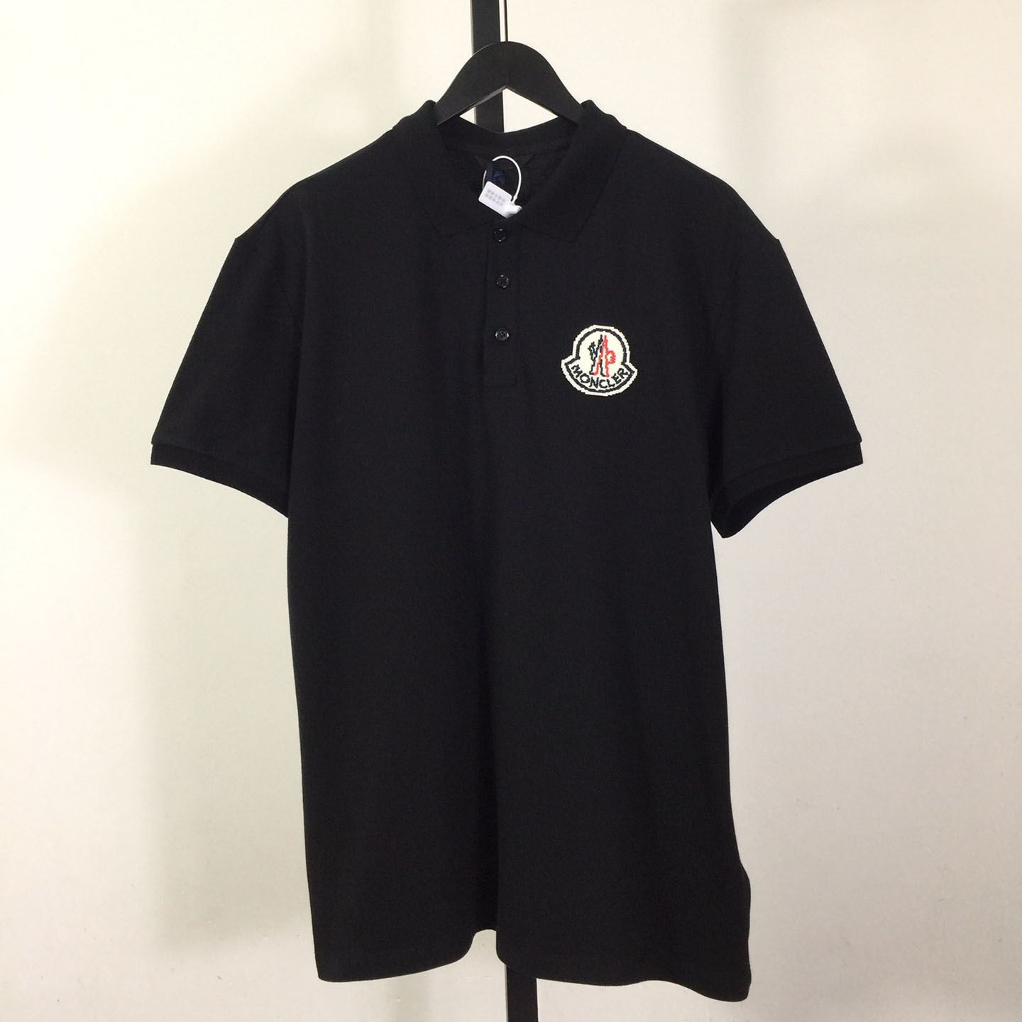 Moncler Logo Cotton Polo Shirt - DesignerGu