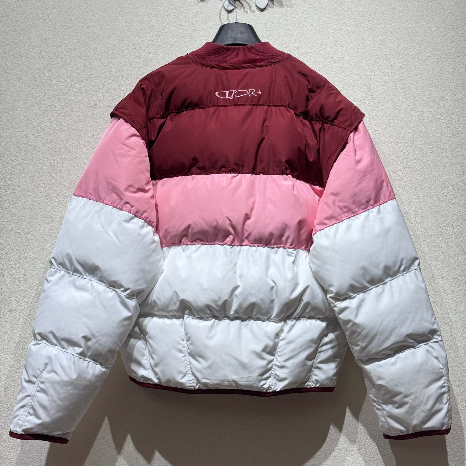 DIOR AND LEWIS HAMILTON Puffer Jacket With Removable Sleeves  - DesignerGu