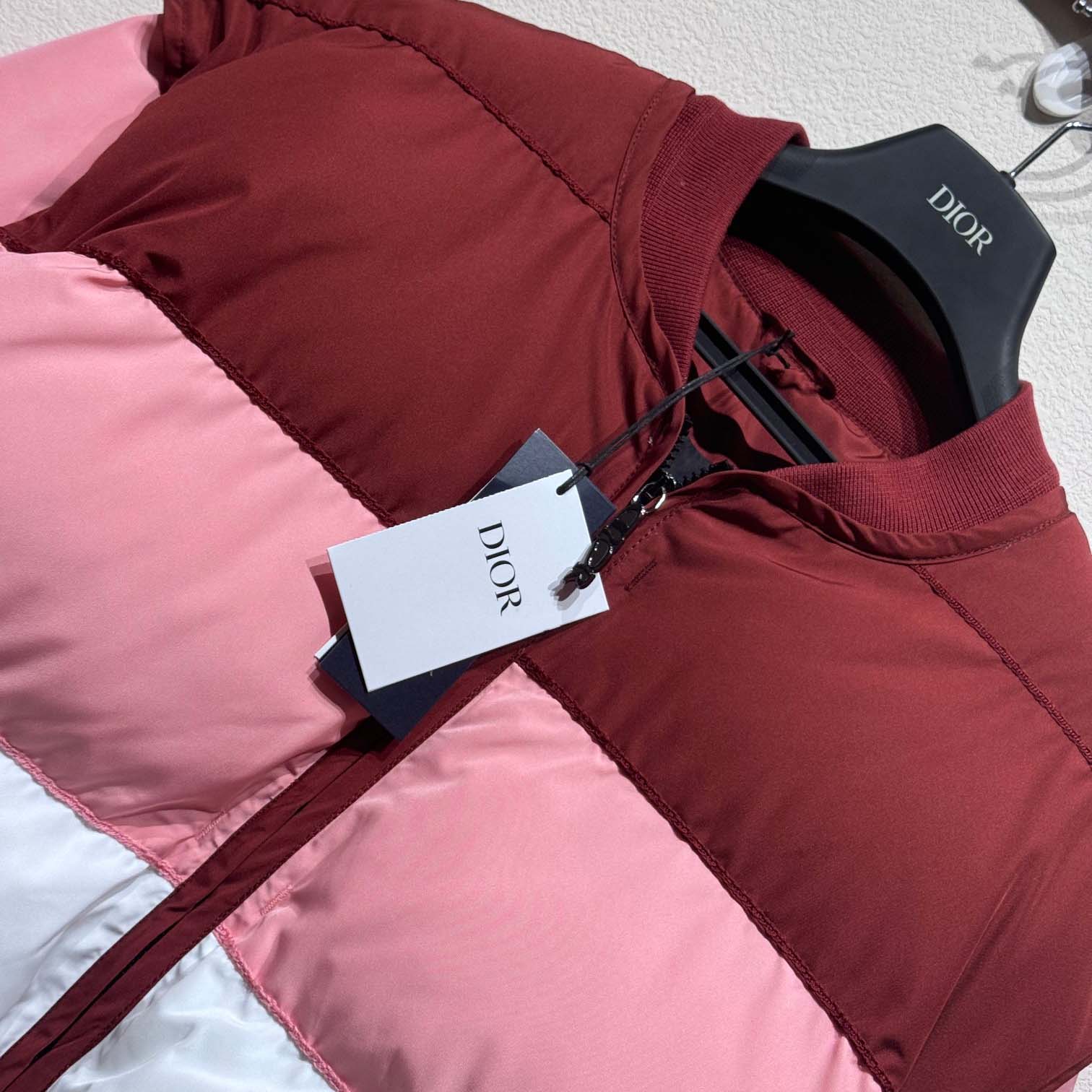 DIOR AND LEWIS HAMILTON Puffer Jacket With Removable Sleeves  - DesignerGu