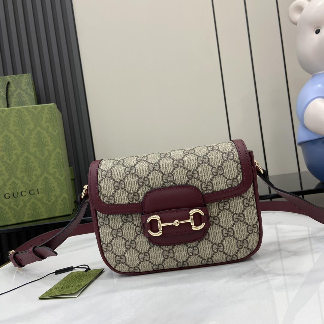 Gucci Horsebit 1955 Soft Mini Shoulder Bag - DesignerGu